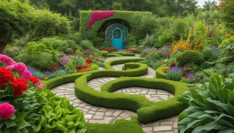 Artistic garden layouts