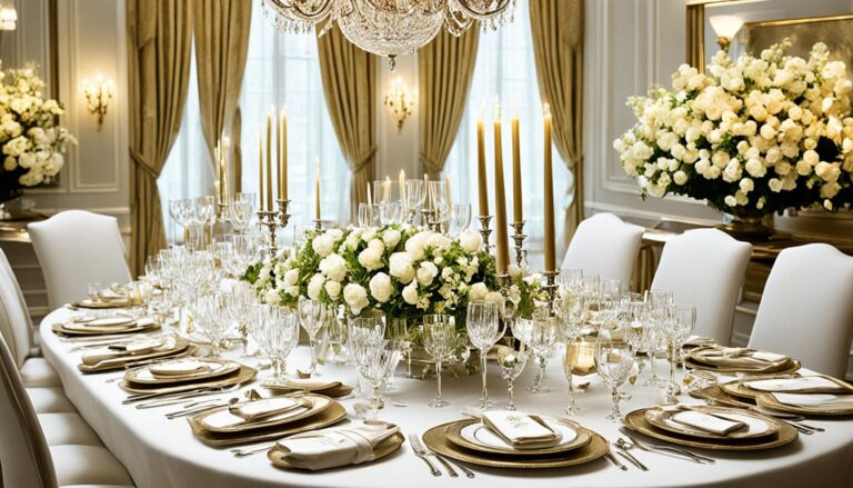 Elegant table settings