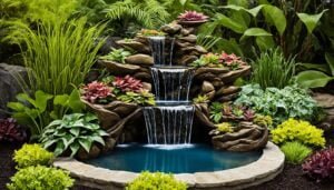 Garden water sculptures