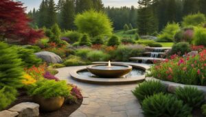 Peaceful garden retreats