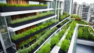 Vertical herb gardens