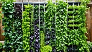 Vertical vegetable gardens