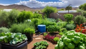 Water-saving gardening