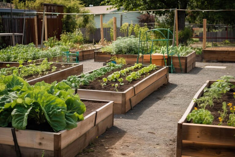 Urban vegetable gardens