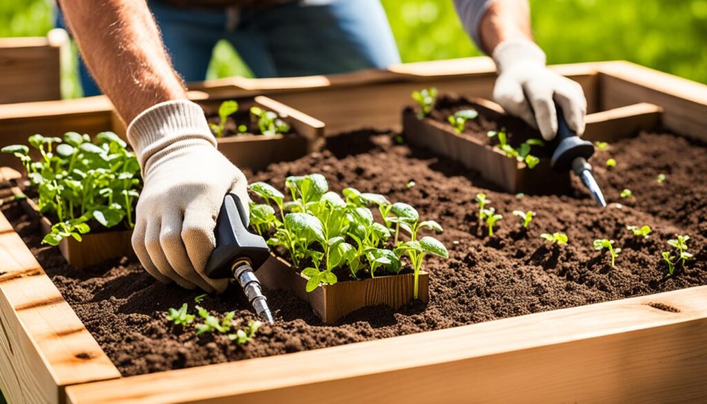 DIY raised beds