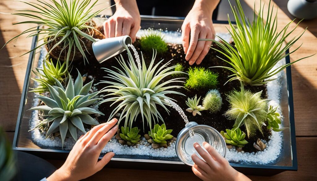 Watering Air Plants