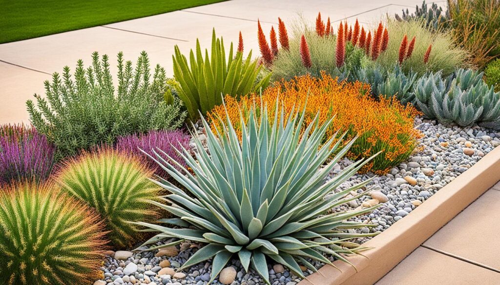 drought-tolerant border plants