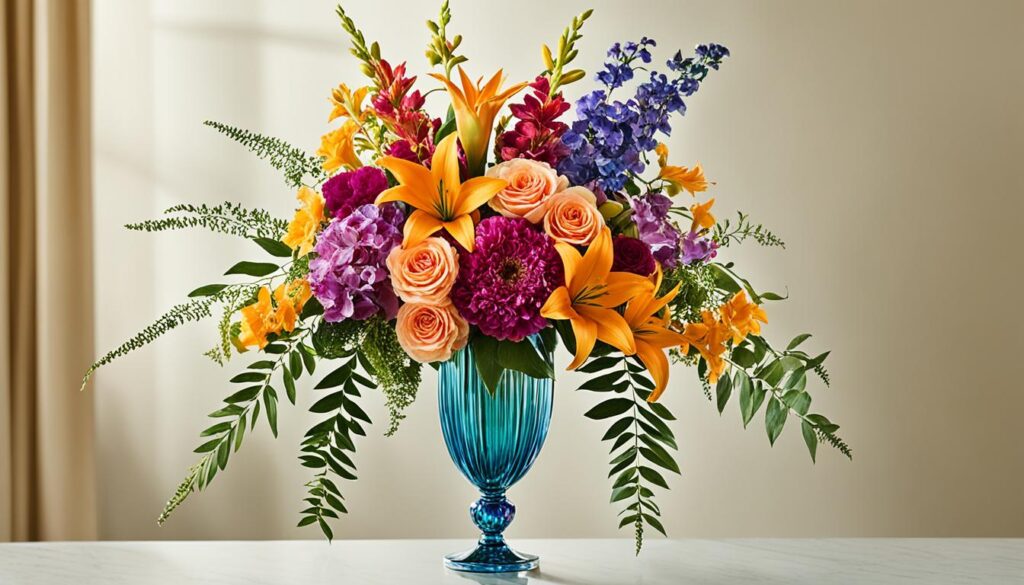 luxurious floral arrangements