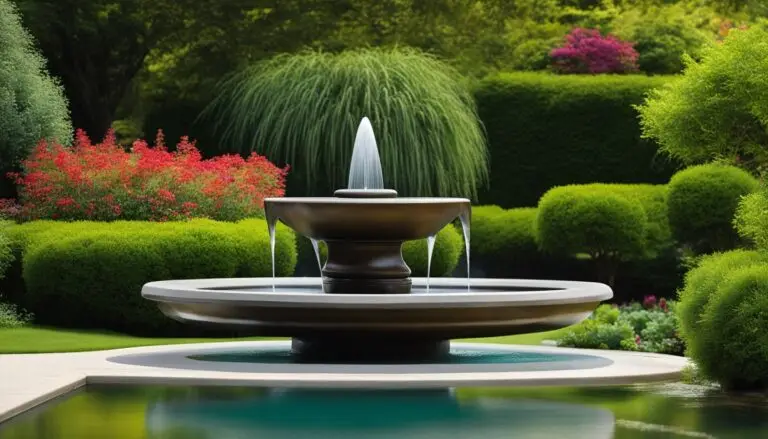 modern garden fountains