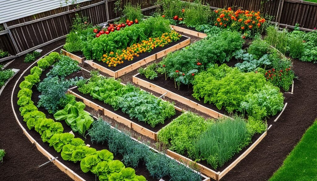 vegetable garden layout