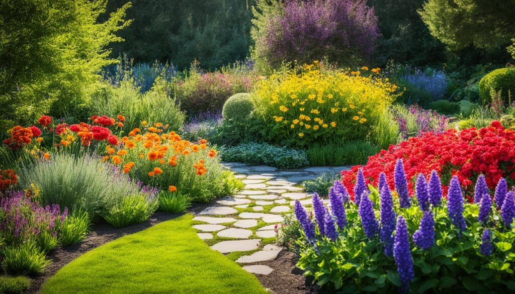 vibrant gardens